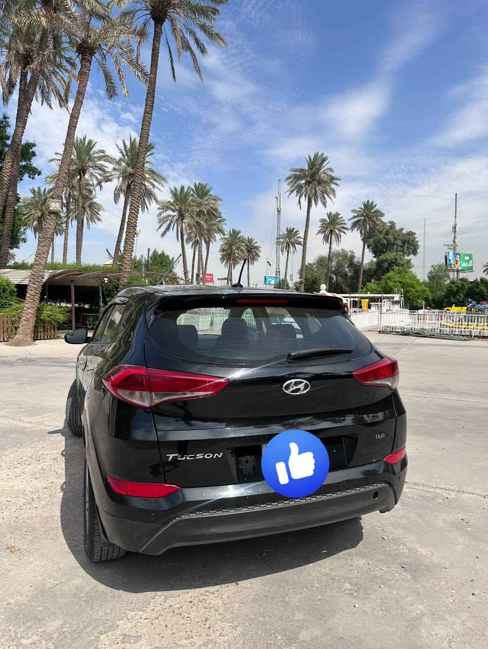 توسان GDI • ٢٠١٧ • حادث خلفي
