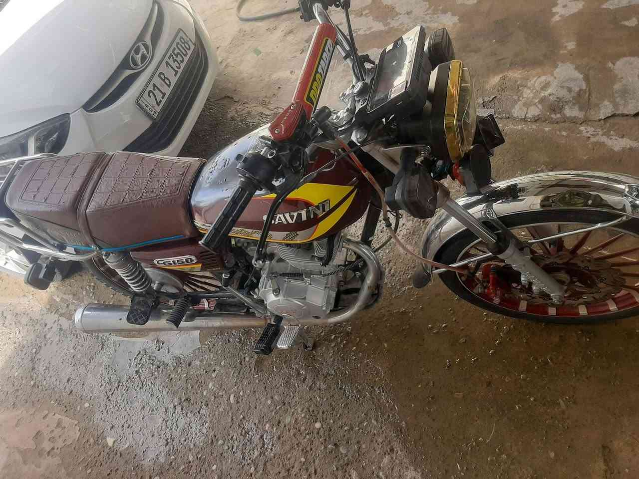 السلام عليكم موطور سونك موديل 25 حجم المحرك 150 المحرك مامطخوخ سبانة شرط شلعة ومعدل  تجي جيكوتشغيل عن بعد منفيس موجود كامل ولشراي هلا بيك بكل وقت السعر 675 وبي مجال رقمي ***********
