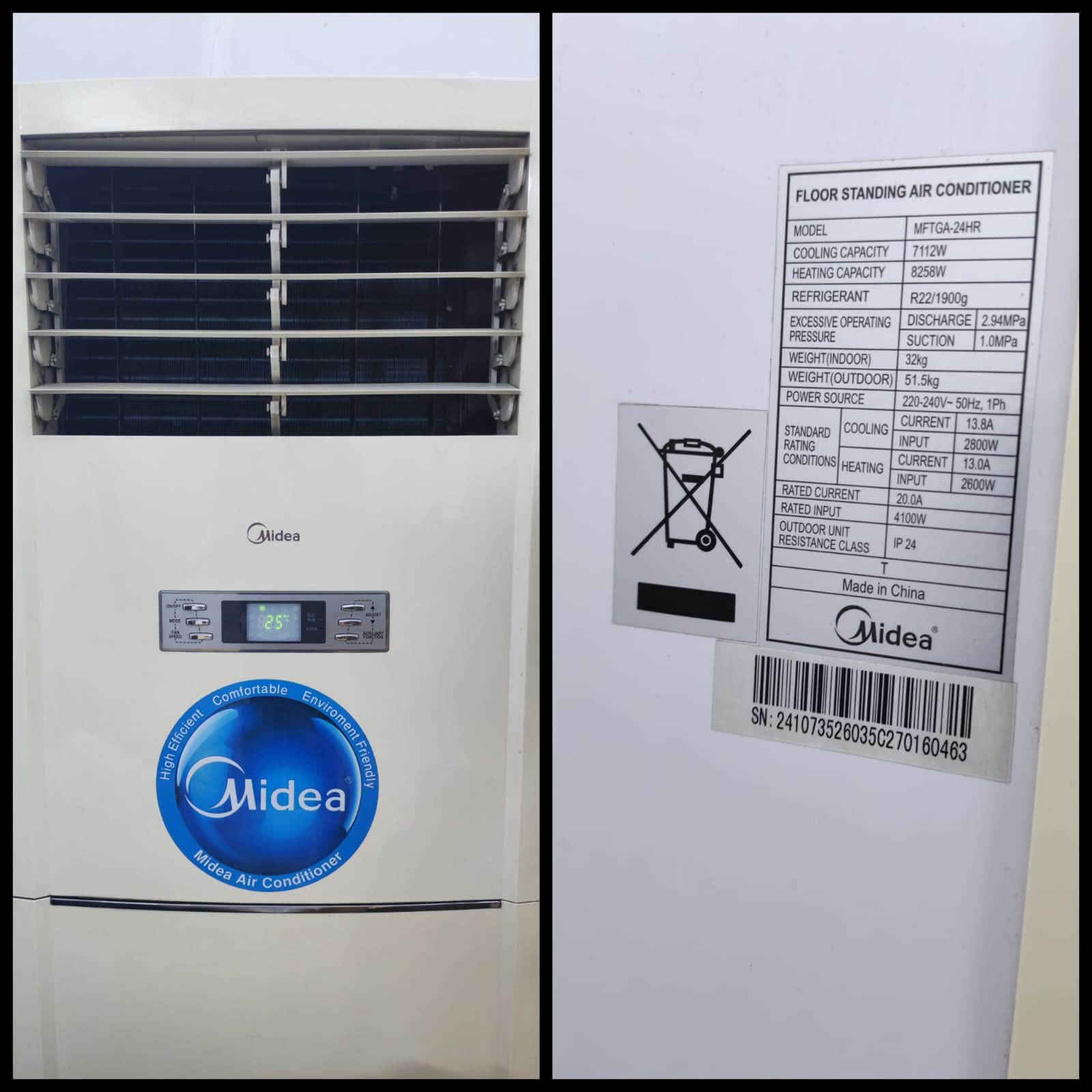 سبالت مختلفة  غاز R22 للبيع
سبلت ميديا ٢ طن عمودي العدد ١ 
سبلت توسوت جداري ٢ طن لورد العدد ١ السعر النهائي ٦٠٠ الف 
سبلت يورك جداري ١ طن العدد ١ السعر النهائي ٣٠٠ الف
سبلت ال جي الحافظ جداري ١ طن العدد ٢ السعر النهائي ٢٥٠ الف لكل قطعة يعني اثنيهم ب ٥٠٠ الف. 

السبالت مستعملة وبحالة جيدة جدا. 
الاتصال على الرقم ***********
العنوان بغداد الاعظمية قرب المقبرة الملكية
ملاحظة : يتم بيع الأجهزة كلها دفعة واحدة.
