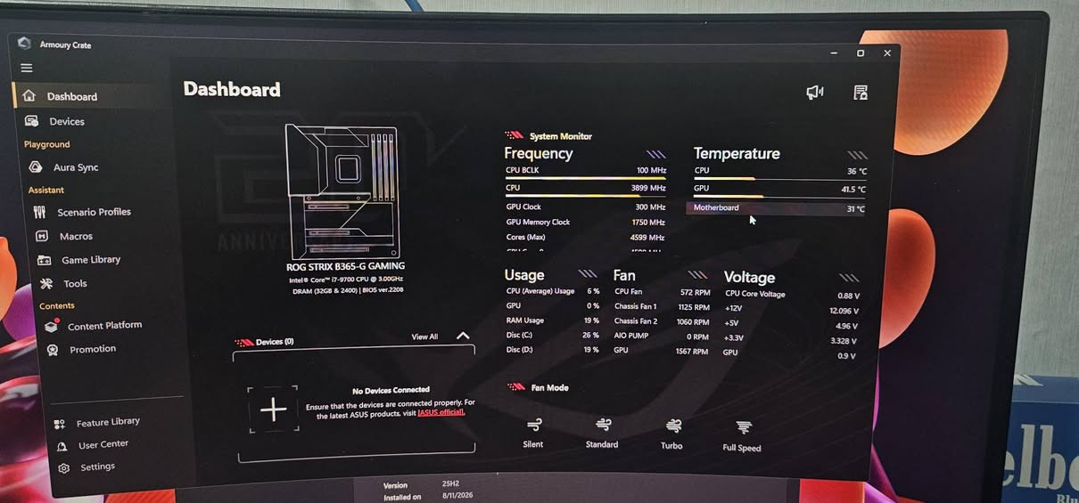 السلام عليكم من رخصت الادمن pc كامل للبيع
واصفات 
Motherboard ROG STRIX B365-G GAMING
Intel corei7 9th Gen 3.00 ghz
RAM corsair 32 GB 2500 ghz
Graphics card Amd rx 580 8GB
Power 550w 80plus
M.2 256GB win 11 
HDD 1 TB
شاشه msi 25
144Hz
كيبورد ميكانيكل skyloong SK61
ماوس لوجتك 502x اصدار الجديد 2025
مكاني بغداد السيديه  سعر ٧٥٠ الف وبيها مجال
واتساب موجود ***********
