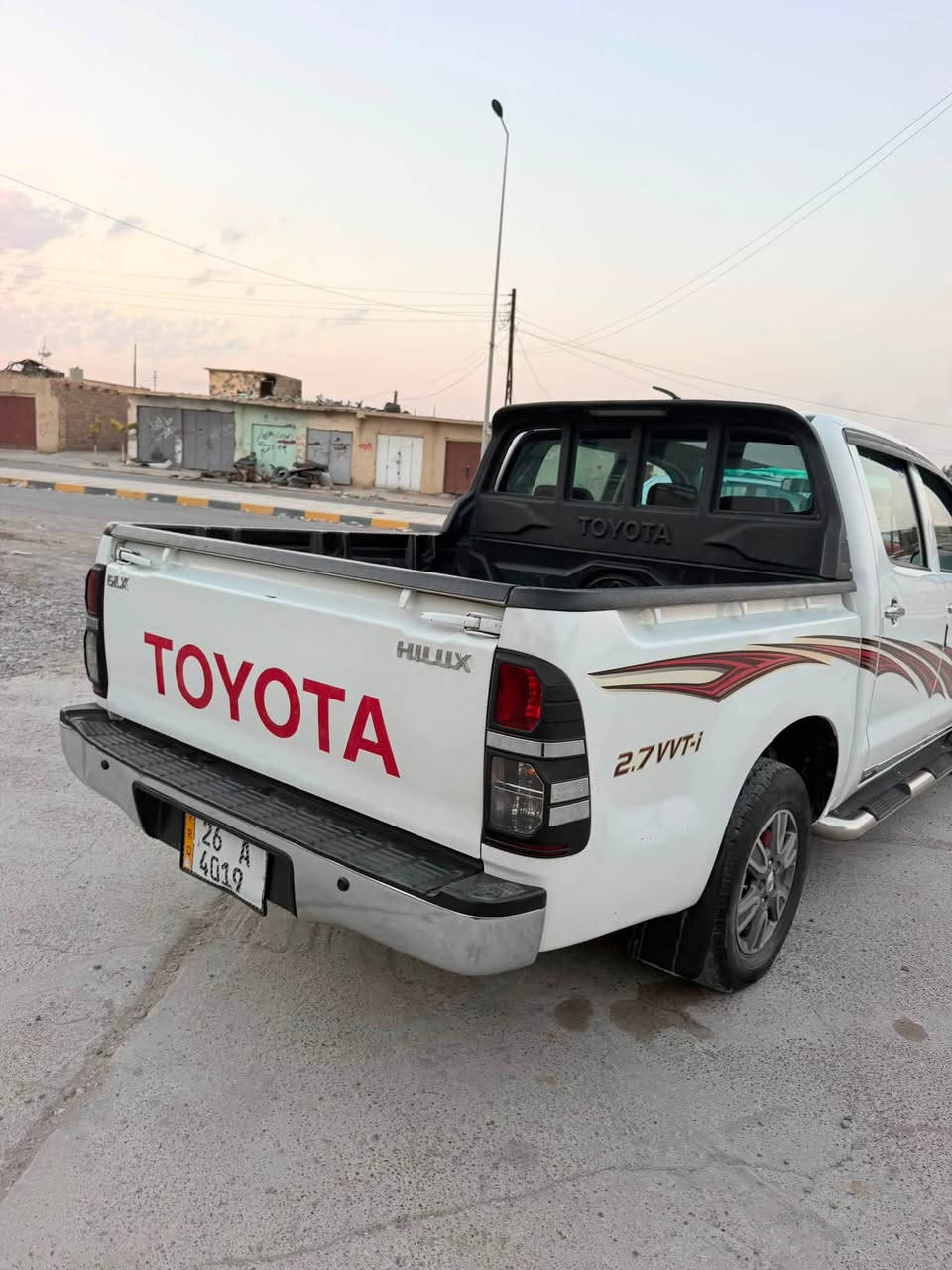 للبيع بسعر مناسب جدآ ب127 ويرهم مراوس
بيك اب لون ابيض
موديل 2010 امحدثه 14 
محرك شرط كير شرط 
تبريد وتدفئه شرط 
صدر جديد تخم تايرات جديد 
ماناقصها برغي رقم صلاح الدين مسطره
الضرر 3 قطع اماميه امبدلات وربع باب النفر وسونار مرفق بل منشور 
سنويه جديده بسمي تحويل ثاني يوم 
السعر 127وبيها مجال
العنوان صلاح الدين بيجي 
***********
***********
