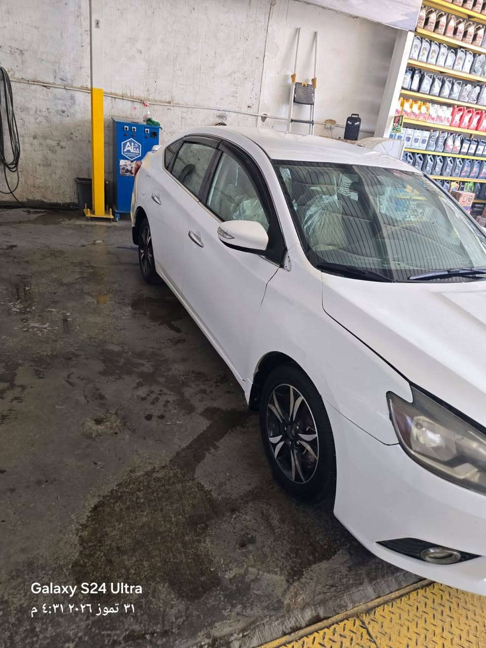 للبيع نيسان سنترا موديل 2019 رقم بغداد تحويل مباشر  مكانها بغداد بيها صبغ قطع السعر 95 الاتصال*********** بغداد, العراق
