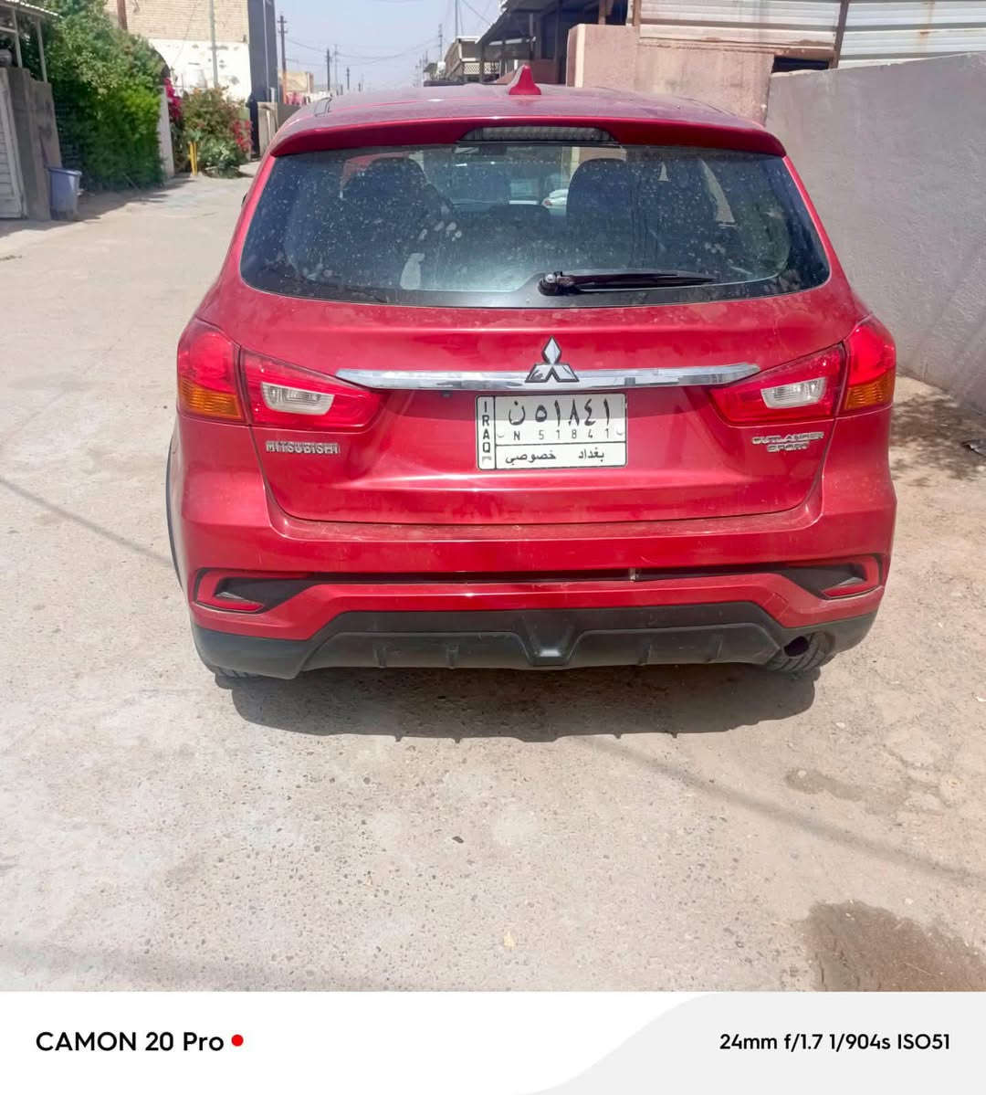 متسيوبيشي اوت لندر 2018
محرك 2400
كيراوتماتيك 
جام كهرباء 
بريك ABS
داخلها غرفتها نظيفة 
ماشية 118￼
حادثها بالإمام خفيف بدون لغود وشواصي 
صبغ بنيد جاملغ 2 ودعامية 
رقم بغداد نكليزي باسمي 
سعر 97 مجال قليل 
سيارة حلوة وناعمة خير من الله 
***********

نص مكتوب في الصور:
- CAMON 20 Pro 24mm f/1.7 1/790s ISO52
- CAMON 20 Pro 24mm f/1.7 1/643s ISO51
- CAMON 20 Pro • 24mm f/1.7 1/904s ISO51
- CAMON 20 Pro • 24mm f/1.7 1/849s ISO51