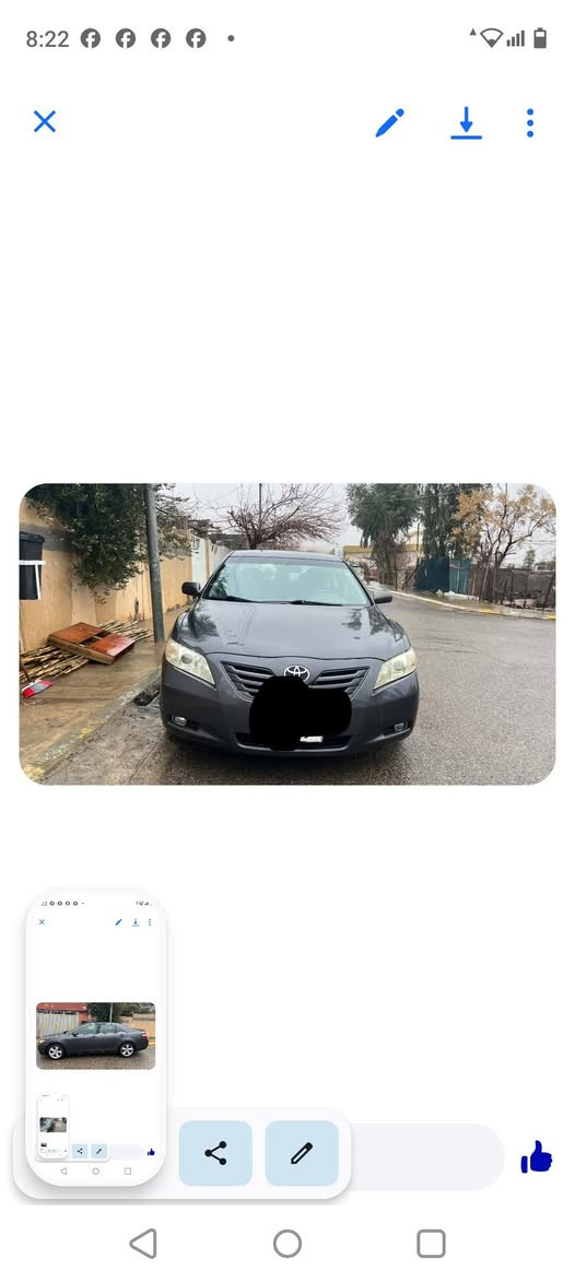 کامیری 2009 ئەمریکی  نیو پارچەی بویاغە بی ناو گرتن سەنەی مانگیکە تەواو بوە بی عیب مەکینەو گیر بە شەرت تەبرید ساردو گەرەم  کارەبای جوابی نامە نادەمەوە تەل بکە بو *********** شربازهير, السليمانية
