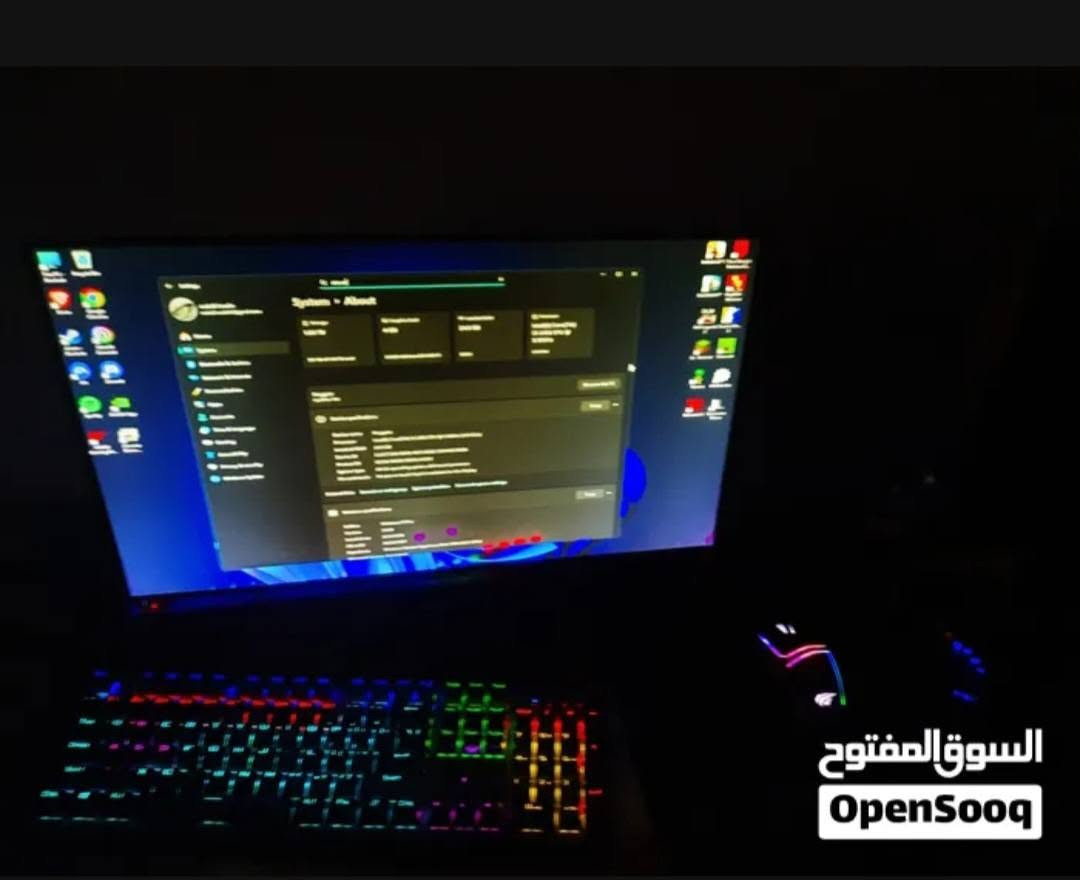 تجميعة كاملة مع شاشة للبيع بسعر 500 الف

cpu: i5 2400   3.10HZ

GPU: RX 570

Ram: 16GB 

PUS: 500w 

SSD: 128GB

HDD: 1Tb

ماوس  ، كيبورد  ، سماعه   ، ماوس باد , شاشة 

السعر: 500 الف

 مكاني البياع ماعندي توصيل 
تواصل خاص: ***********
