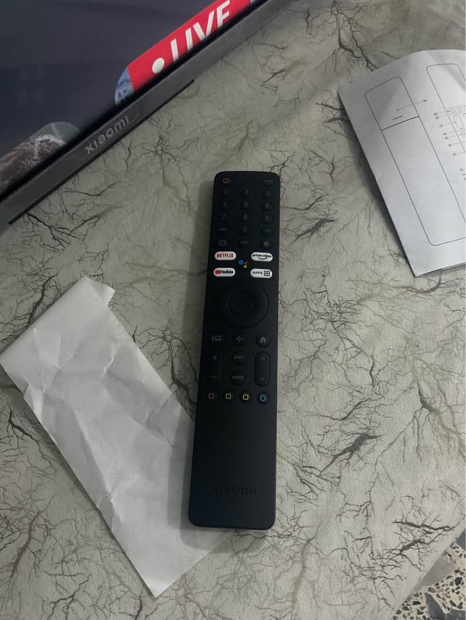 للبيع  Xiaomi TV A Pro 55" 4K QLED Google TV
الحجم: 55 بوصة
نوع الشاشة: 4K QLED - ألوان أقوى وسطوع أعلى من الـ LED العادي
النظام: Google TV الرسمي + مساعد جوجل الصوتي "Hey Google"
الدقة: 4K Ultra HD
الصورة: 
    - WCG: Wide Color Gamut - مليار لون
    - Dolby Audio: صوت محيطي نقي
    - Motion Smooth: حركة سلسة للألعاب والمباريات بدون تقطيع
    -Premium Bezel-less Design - إطار نحيف جداً بدون حواف
جديده غير مستخدمه وارد شرق اوسط 
بسعر جدا مميز ومناسب 540 الف فقط
عنوان موصل حي الشرطه خلف المجموعه الثقافيه 
للتواصل *********** موصل, نينوى
