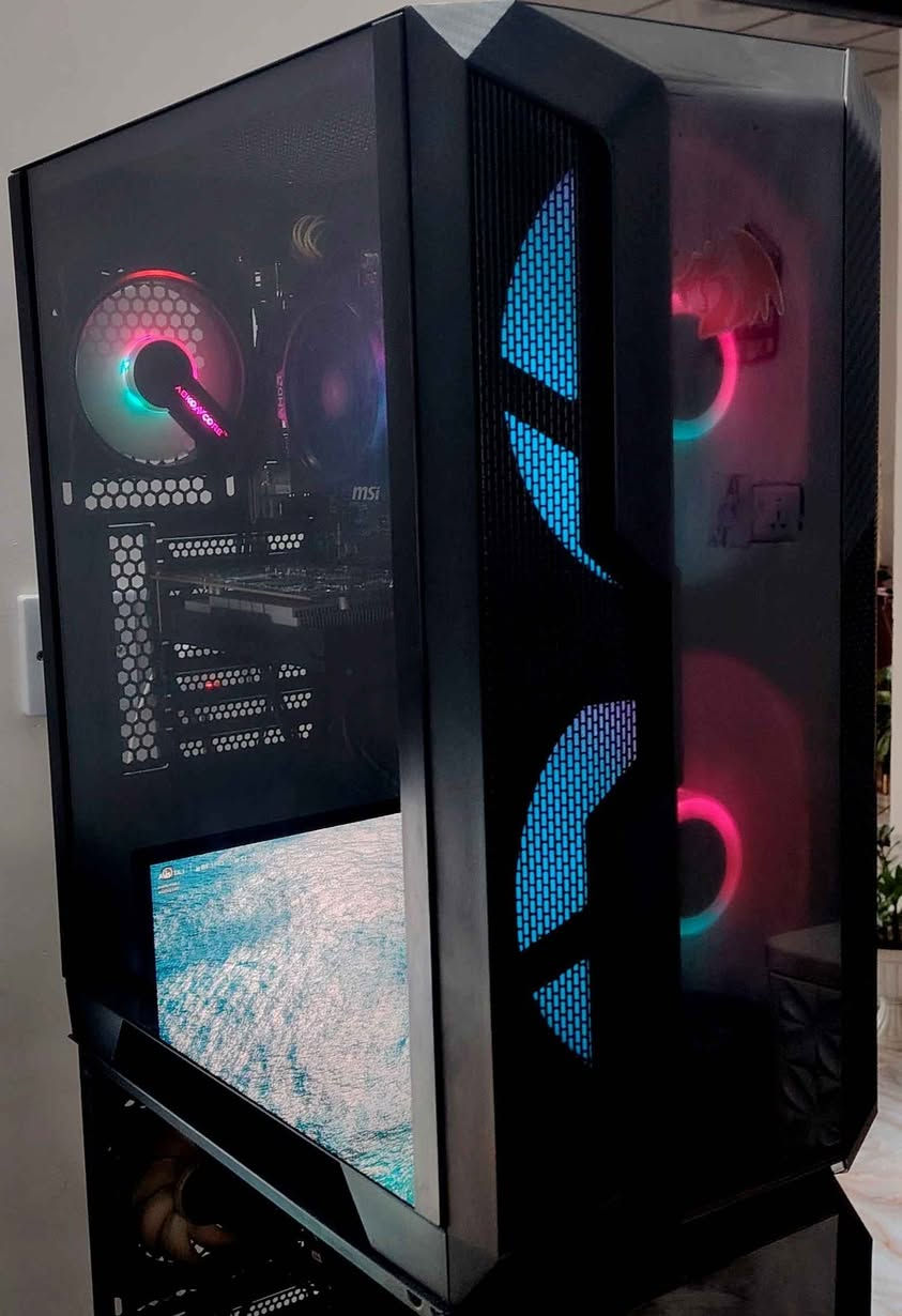 تحيه طيبه للجميع 
متوفر تجميعة كيمنك للبيع كيس فقط 
السعر 450 الف

CPU R5 3500 6CORE 6 THERADS 
COOLER CPU AMD STOCK 
M. B B450M PRO M. 2 MAX
RAM 8X2 16GB DDR4 3200MHZ TFORSE 
GPU GTX 1050TI 4GB INO3D 
CASE ABKOA VCORE GEMING RGB
POWER 650 W PLUS 80 THERMALTAKE 
SSD 512 GB 

مكاني موصل توصيل موجود 
للتواصل *********** واتسب موصل, نينوى
