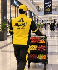 مكتب توصيلة • توصيل سريع • مشتريات وأكل