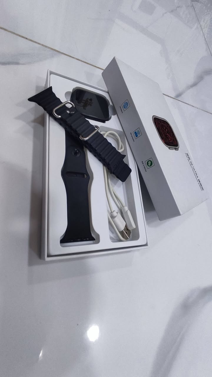 للبيع ساعة S8 Ultra بمواصفات تخبل وفول ⌚🔥
إذا تدور على ساعة عملية وتغنيك عن الموبايل بكتير شغلات، هاي الساعة طلبتك:
​اتصال مباشر: تدعم خط (شريحة)، وتكدر تتصل وتستقبل المكالمات منها مباشرة بكل سهولة.  
​نظام أندرويد وتطبيقات: نظامها أندرويد وبيها متجر بلاي (Google Play) تكدر تنزل من خلاله أي برنامج تريده، وبيهة معرض للصور.  
​صحة ولياقة: مزودة ببرنامج يحسب الخطوات وبرنامج يقيس دقات القلب، وياهة أدوات ثانية مثل الآلة الحاسبة والتقويم.  
​الملحقات: يجي وياها سيرين (حزامين) اثنين تكدر تبدلهن وتغير شكلها براحتك.
​💵 السعر: 75 ألف.
📍 العنوان: العمارة - الجمعيات.
🔍 الضمان: تجي تفحصها كدامك وتقتنع بيها يلا تاخذها!
📞 للتواصل: راسلني على الخاص أو على الواتساب: ***********.
