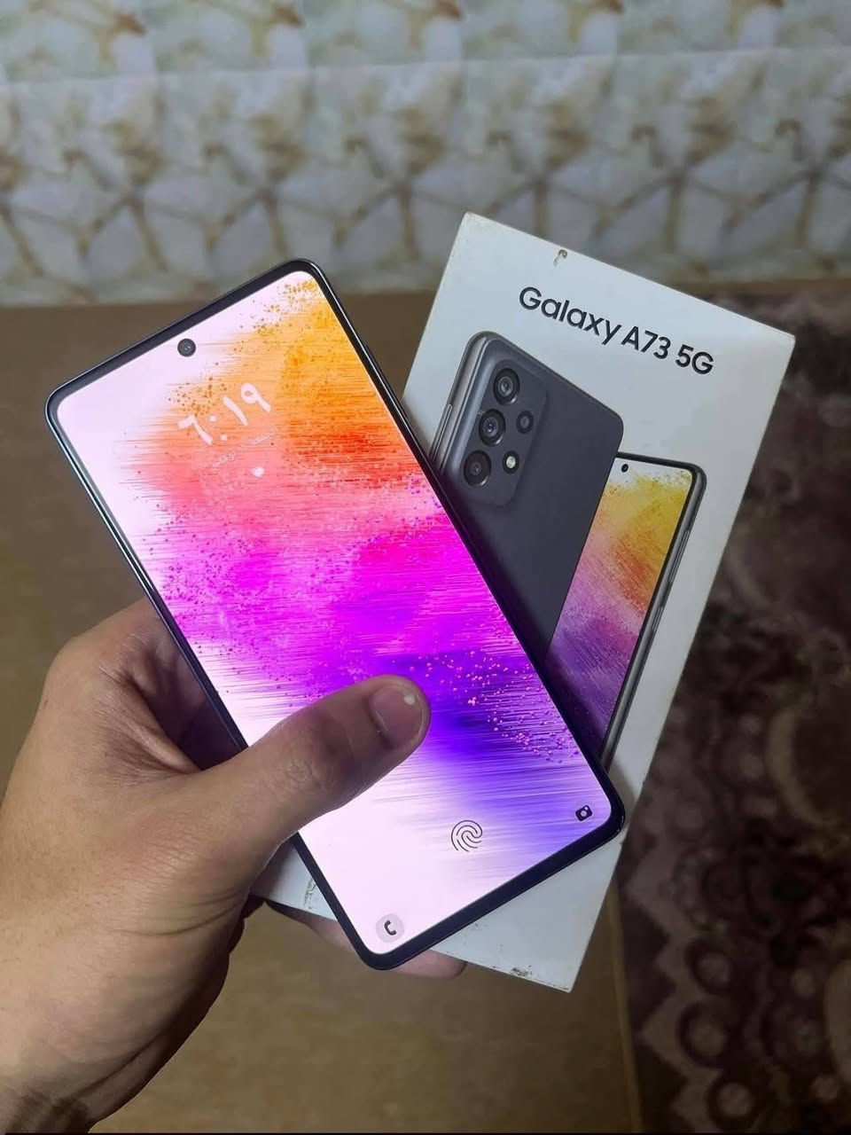 للبيع جهاز سامسونك  A73 / 5G
ذاكرة ٢٥٦ كيكا
رام عشوائي ٨ كيكا
بطارية ٥٠٠٠
السعر ٢٠٠ / الف 

جهاز  مبدل بي قاعدة شحن كاملة جديدة اصلية تفصيخ
بسبب المايكرفون لان تجي قطعة كاملة فقط للأمانة 

العنوان الدورة 
*********** 
غير متواجد ماسنجر
