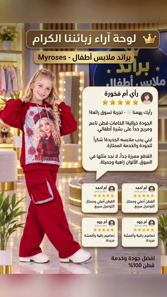 ملابس أطفال • قطن ناعم • براند Myroses