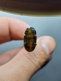 ماشاء الله…زبرجد افغاني اصلي طبيعي علاجي  وزن 5.5 قيراط الحجم 13×9×5 ل...