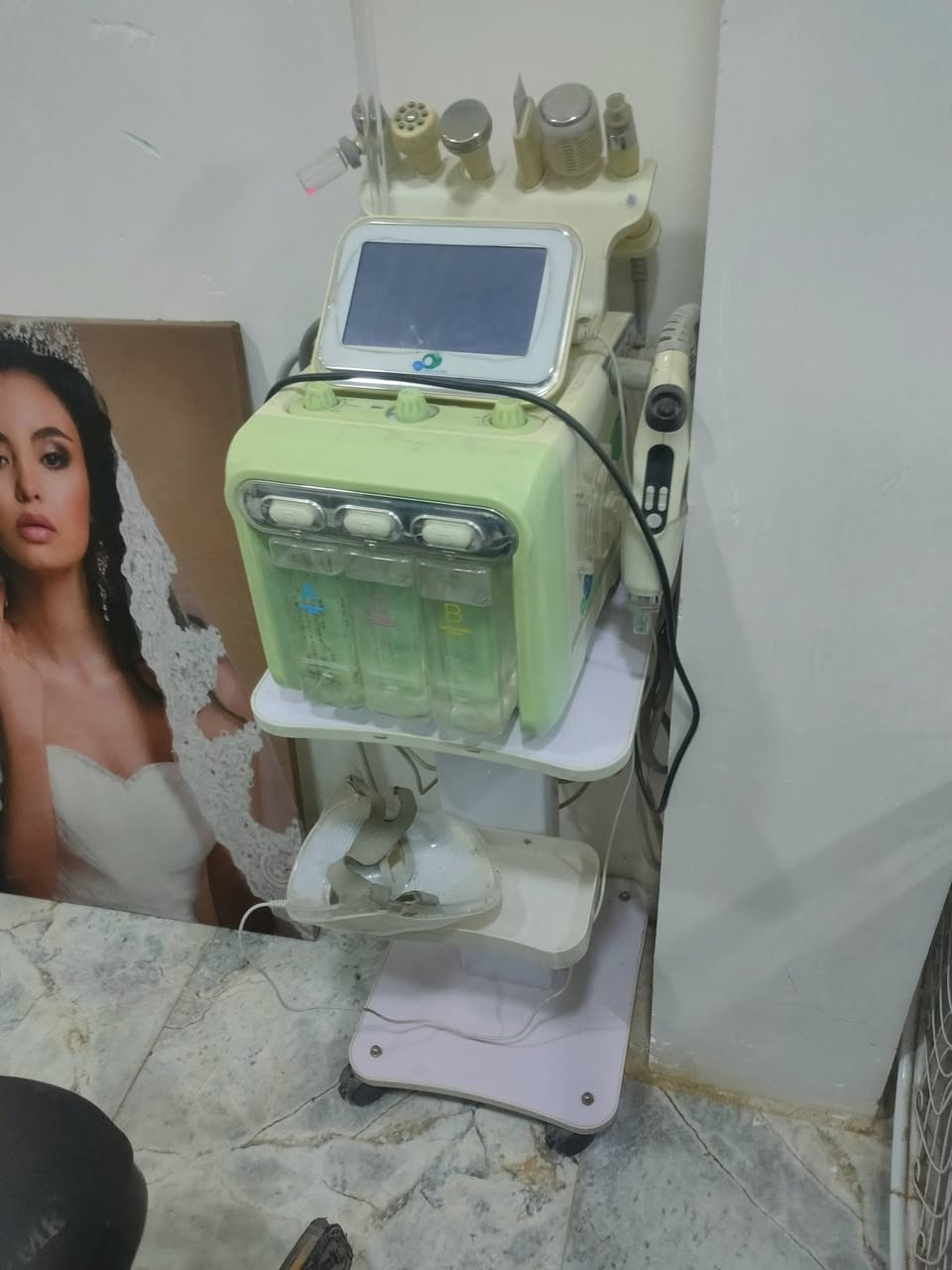 معدات صالون • جهاز بخار • كرسي