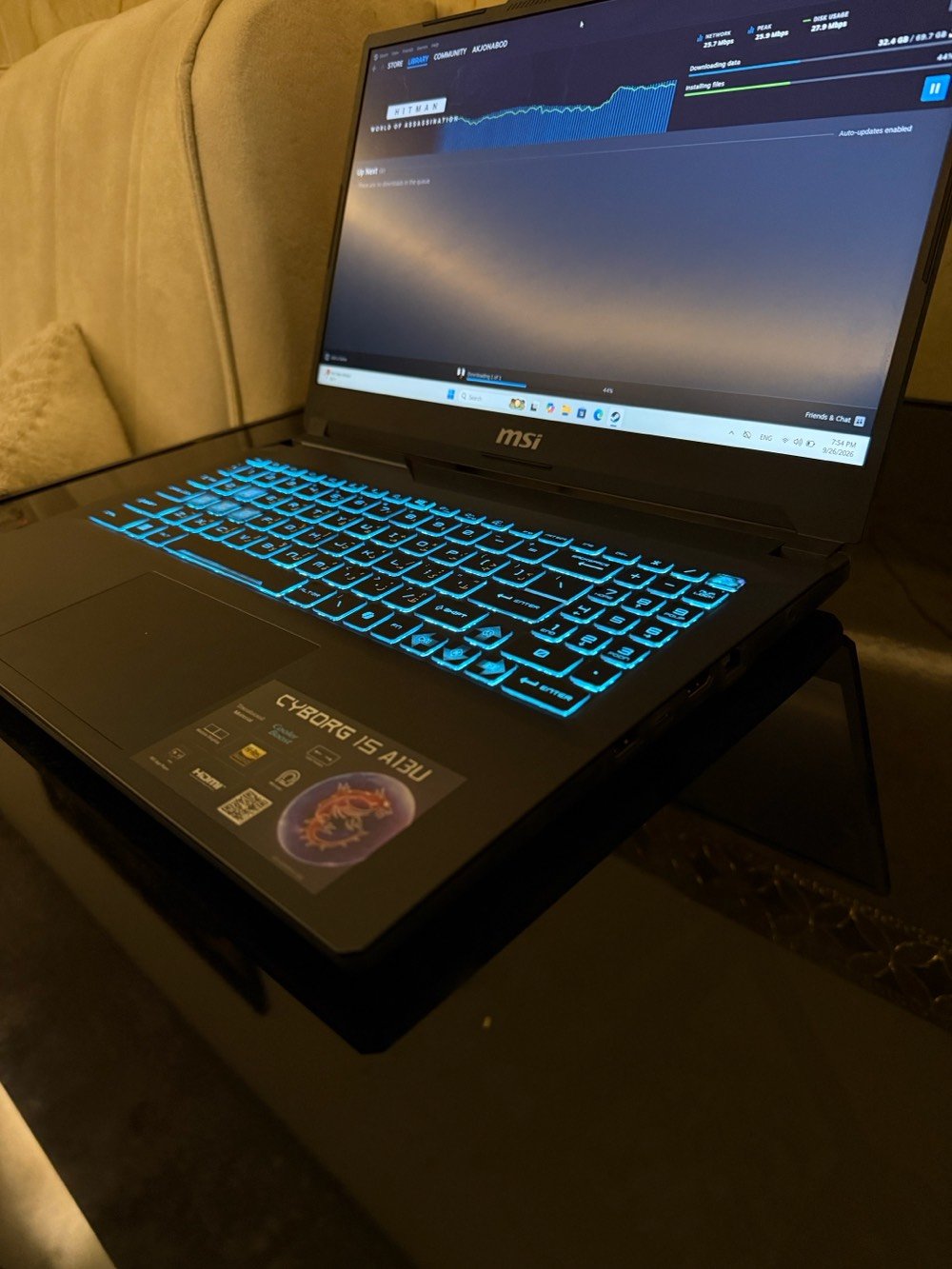 🔥 للبيع لابتوب MSI Cyborg 15 A13U 🔥

💻 الموديل: MSI Cyborg 15 A13U
🎮 كرت الشاشة: NVIDIA GeForce RTX 3050 6GB
⚡ المعالج: Intel Core i7 – الجيل 13
🚀 الرام: 16GB DDR5
💾 التخزين: 512GB SSD
مواصفات قوية جداً للألعاب، التصميم، المونتاج والبرامج الثقيلة 🎮💻🔥
✅ أداء سريع وسلس
✅ رام 16GB DDR5
✅ SSD سريع
✅ RTX 3050 بذاكرة 6GB
✅ معالج i7 جيل 13

📩 للمهتمين والاستفسار عن السعر والتفاصيل، مراسلة خاص.
*********** واتساب موجود
العنوان: بغداد الزعفرانيه