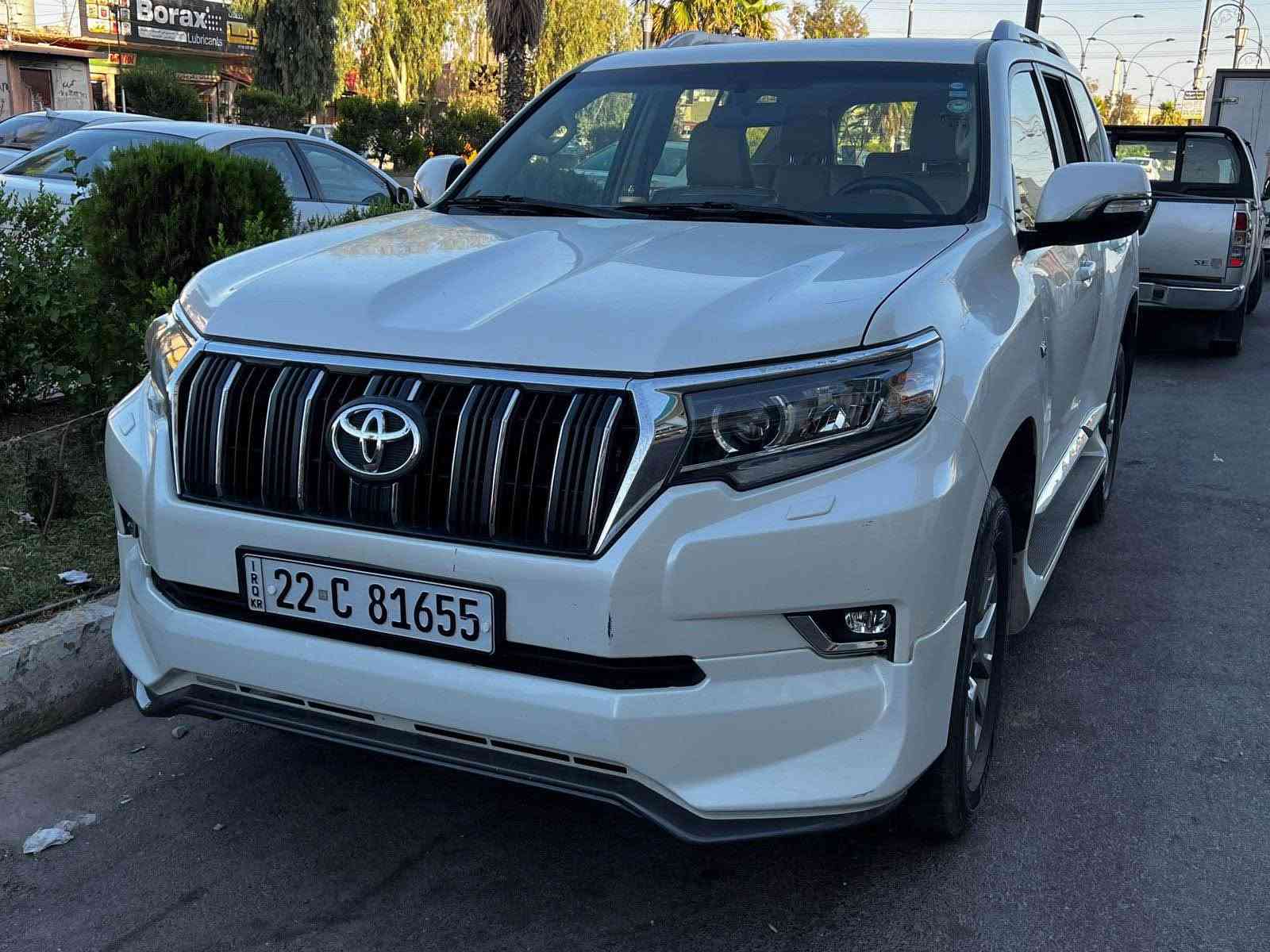 سلام عليكم للبيع
برادو 2019 
كلين تايتل   txs
فول مواصفات
بصمه 
فتحه 
سته سلندر 
ثلاجه 
كشنات جلد كريمي
كشنات كهرباء
كامره
حساسات
تحكم ستيرن شاشه
انضمه تعليق
دبل كير 
دبل تانكي
شاحن وايرلس
سبعه راكب
مصابيح زنون+ lad نهاري
ماشيه 103KM
السعر 390
عدته كامله كل غراضه كامله سبيره منازل 
عنوان كركوك
*********** كركوك, العراق

نص مكتوب في الصور:
- Vip car wash - Polish
- Interior cleaning - Detailing
