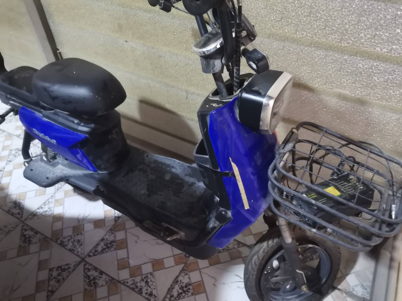 دراجه شحن • بطاريات لا تعمل • بريك امامي معطل