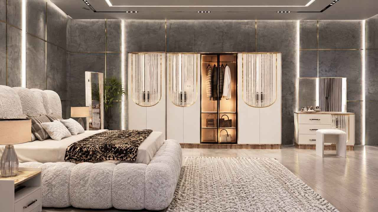 غرفه جديدنا 💥 بسعر مناسب 
 8 قطع 🇹🇷
 تصميم خاص ✅
ابواب 🚪 هايدروليك 
نرماده هيدروليك
ابواب المنيوم
اناره داخل الكنتور
قياس الكنتور 3.00m مع الملحق 
سرير 🛌 ثابت مقفل 🔏 
سرير ببلز 🛏️
غرفة نوم مودرن.تركي درجة أولى 
التثبيت الحجز *********** بغداد, العراق
