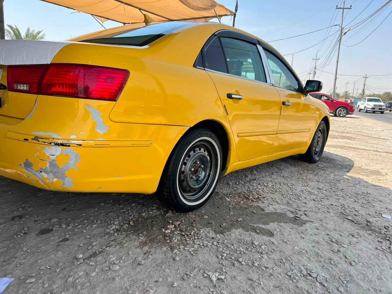 السلام عليكم
سوناتا 2009 أمريكي 
رقم بابل انگليزي 
مكينة 2400 دوش + منظومة غاز 
مصفره هيئة وغرامات 
سنوية لسنة 30
حادثها جاملغ وبنيد طاير
السعر 78 مع المجال بعد المعاينة
للاستفسار اكثر 
***********
