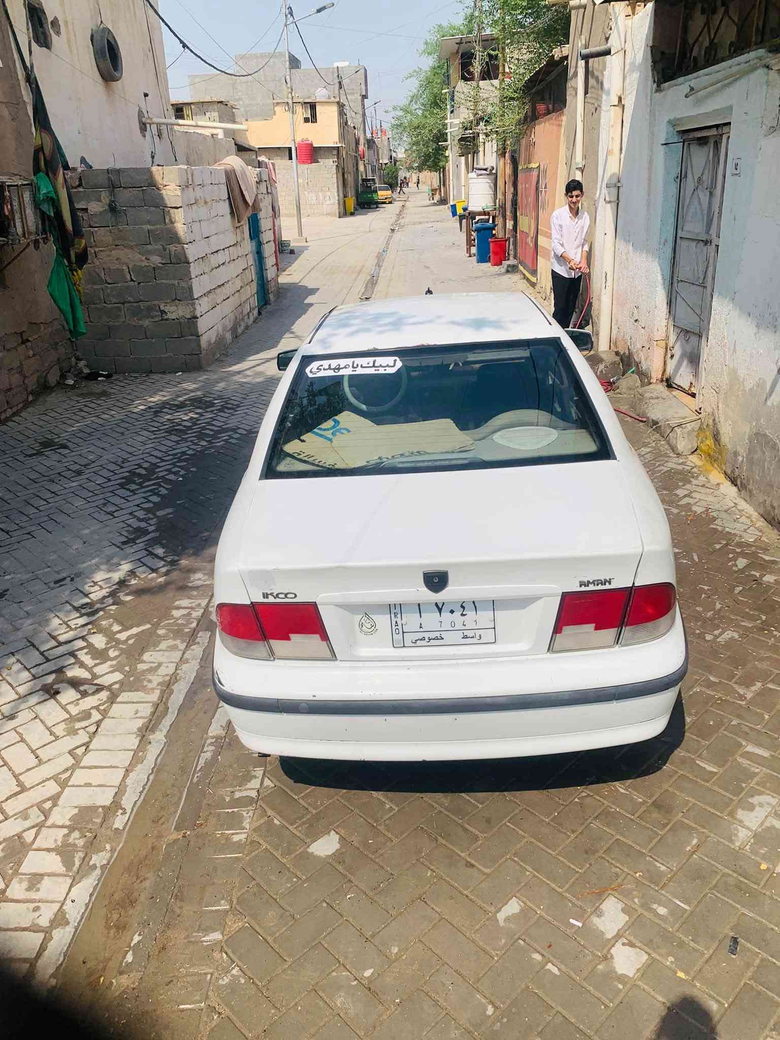 أبيض • ما مصبوغ • مكينة وكير زينة