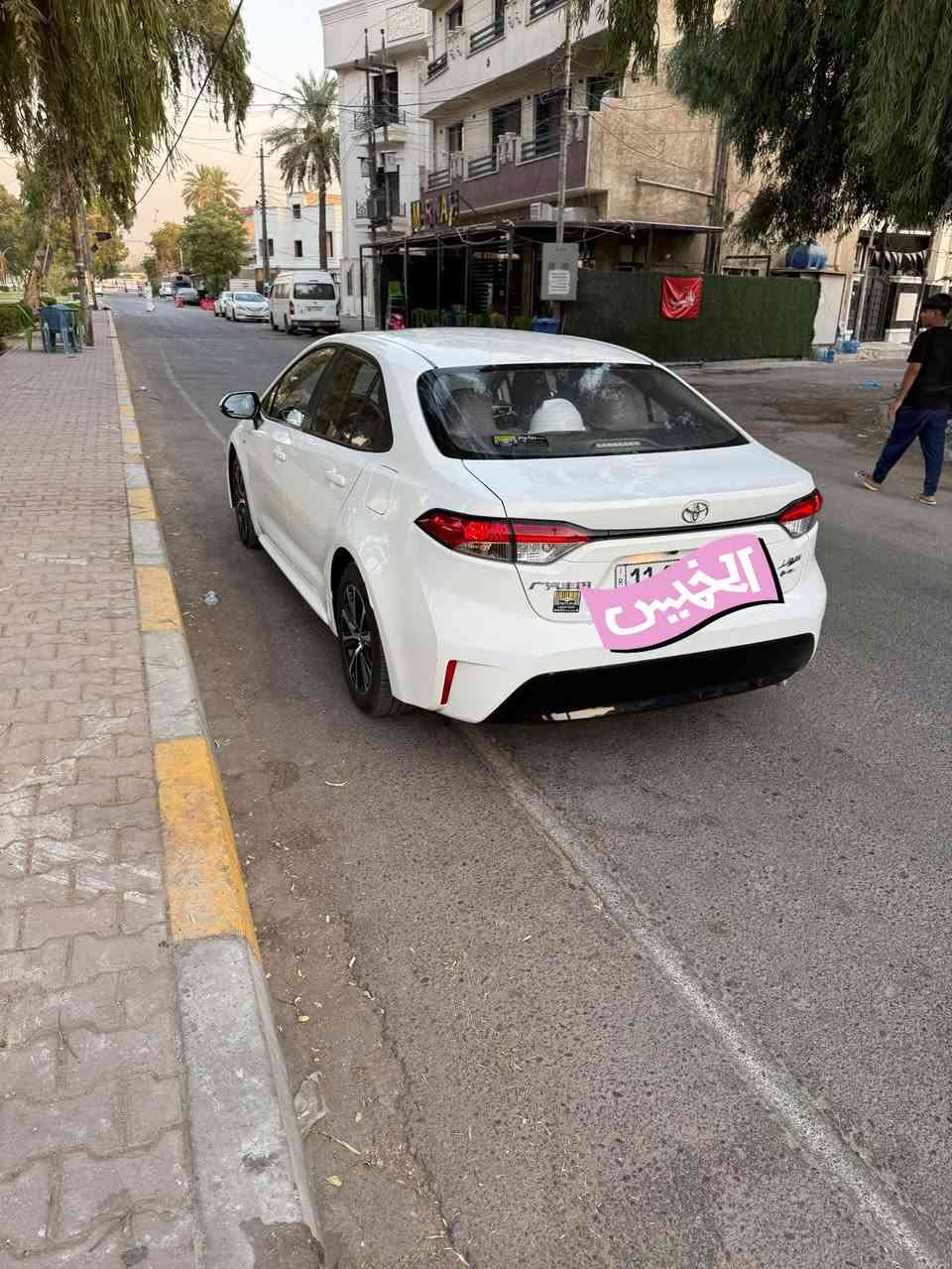 كورلا موديل 25 رقم بغداد هايبرد شكل الامريكي 
المواصفات 

♦️مكينه 1800 هايبرد شحن ذاتي 

♦️سلايت 

♦️رادار + تحديد مسار طريق + قيادة ذاتيه 

♦️قرائة علامات الطريق المرورية

♦️بصمة تشغيل + دخول ذكي  يدة الباب

♦️هاندر بريك بصمة + اوتو هولد 

♦️بطاين بوب حياكه  مطرز 

♦️كيجات ديجتل 

♦️شاشه مسجل +تبريد بيانو + كامره خلفيه دوارة + كار بلي 

♦️تبريد قطعتين 

♦️لايت زينون عالي ناصي 

♦️حساس اطار + حساس مطر + حساس لايت داينمك  

♦️ايڤي مود + مود درايڤ+ مانع انزلاق 

♦️تحكم  الستيرن كامل مع كروس سرعه

♦️ايرباك عدد 10

♦️ويل كب  حجم  16

عنواني بغداد البياع شارع 20 

***********

السعر157
