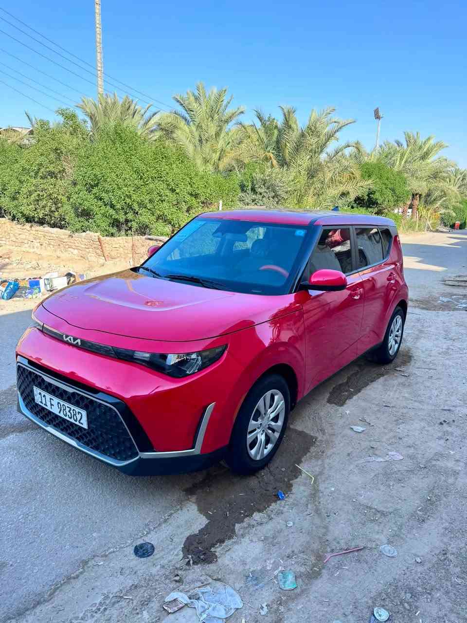 سلام عليكم 
كيا صول ٢٠٢٣ امريكي احمر 
نص موصفات 
رقم بغداد بسمي 
داخل لونين 
ماشيه ٢٤ الف 
حادث خفيف صور الحادث ب المنشور 
مكان السياره الديوانيه 
السعر ١٦٨ وبيه مجال قليل 
***********
