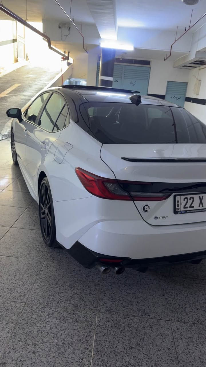 Toyota camry HEV 2025 XSE
Full mwasafat
Tanha jegay raqam sbogha
Be zhore be arbag sayaraka zoor xawena 34 hazar roya 
كامري هايبيرد ٢٠٢٥
خلفي مكان الرقم
بدون دواخل 
بدون ارباك أربيل, العراق

نص مكتوب في الصور:
- EXTRA SONAR جوڵە گۆڕین بۆیاغ بارد جوری ترو مبێلی CAMRY 2025 ژمارا ترو مبێلی میژویا پشکنینی 2025\8\2 لایی راستی لایی چەپی لایی سەری لا پشتی ئه م نه دبه رپرسین پشتی بکه ر راپۆرتی وه رده گریت دهوك - جادا پیشانگه ها ترو مبێلا *********** extrasonar@gmail.com