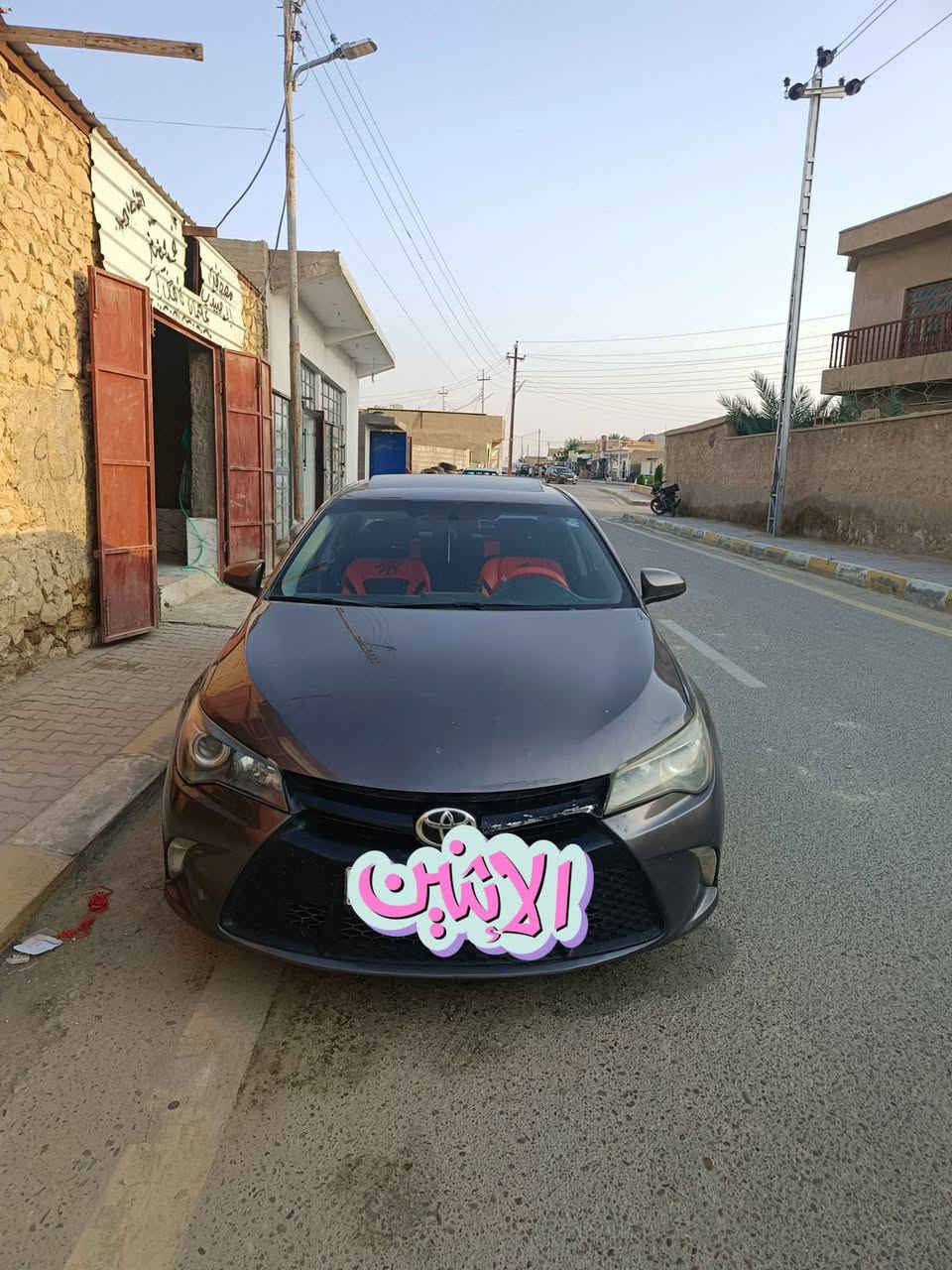 كامري ٢٠١٧ • ضرر قطعة • رقم اربيل