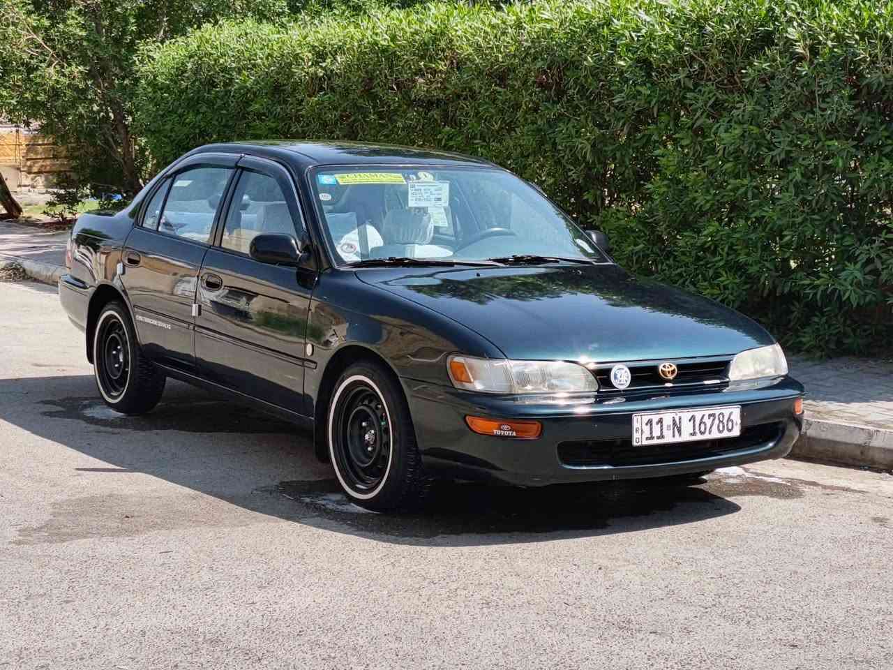 ( سلام عليكم  )    كورله ايسر بلاد   موديل  1996 وارد امريكي ليبل واحد  رقم    بغداد  بأسمي سنويه لغايه  2028  تخم  تاير جديد      مكينه.  جديده   كير حداديه    سياره جاهزه من كلشي  مكفوله  من ضربه  ولخياس فقط.صبغ  جماله اثر جراد  سياره    أحلى  من  صور    كهربائيات  تبريد   كلها    شغاله    سياره   جاهزه   من   كلشي    العنوان  واسط نعمانيه  السعر  (70) وبيها مجال (***********)  (حبي ماعجبك  المنشور   اعبره   وكلشي  اكو  بسوك)تحياتي
