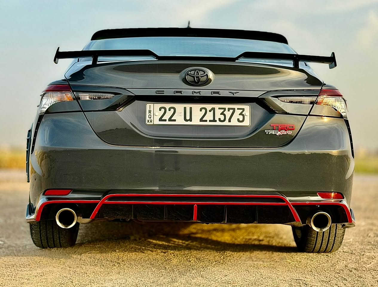 كامري TRD • V6 • حادث امريكي