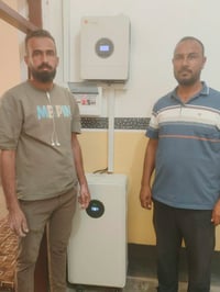 بطارية 15 كيلوواط • انفيرتر 6 كيلوواط • 7 ألواح Jinko