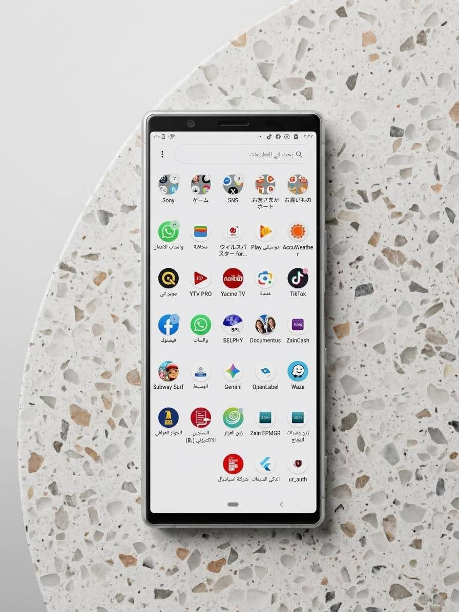 📱 معلومات الجهاز:

الموديل: Sony Xperia 5 (SOV41)
اللون: فضي مميز (Silver)

المعالج: Snapdragon 855 الرائد (سريع جداً 
واستجابة فورية) 

الرام: 6 جيجابايت

الذاكرة: 64 جيجابايت + منفذ كارت ذاكرة خارجي

الشاشة: OLED 6.1 بوصة بدقة +FHD وألوان خيالية (أبعاد 21:9)

الكاميرا: ثلاثية 12MP احترافية بتقنيات سوني للعدسات والتركيز التلقائي

🎮 أداء الوحش في الألعاب:

PUBG Mobile: تشغيل 60 فريم سلاسة متناهية وبدون حرارة زائدة.

eFootball: تشغيل 60 فريم على أعلى إعدادات جرافيك.

✨ المميزات الإضافية:

بصمة جانبية سريعة جداً.

صوت ستيريو محيطي Dolby Atmos.

مقاوم للماء والغبار IP68.

تصميم نحيف وأنيق وسهل الاستخدام بيد واحدة.

💵 السعر: [100 الف وبيه مجال للطيبين]

📍 المكان: [النجف حي المهندسين] ويوجد توصيل

📞 لتواصل والاتصال أو الواتساب: 
[***********] النجف, العراق
