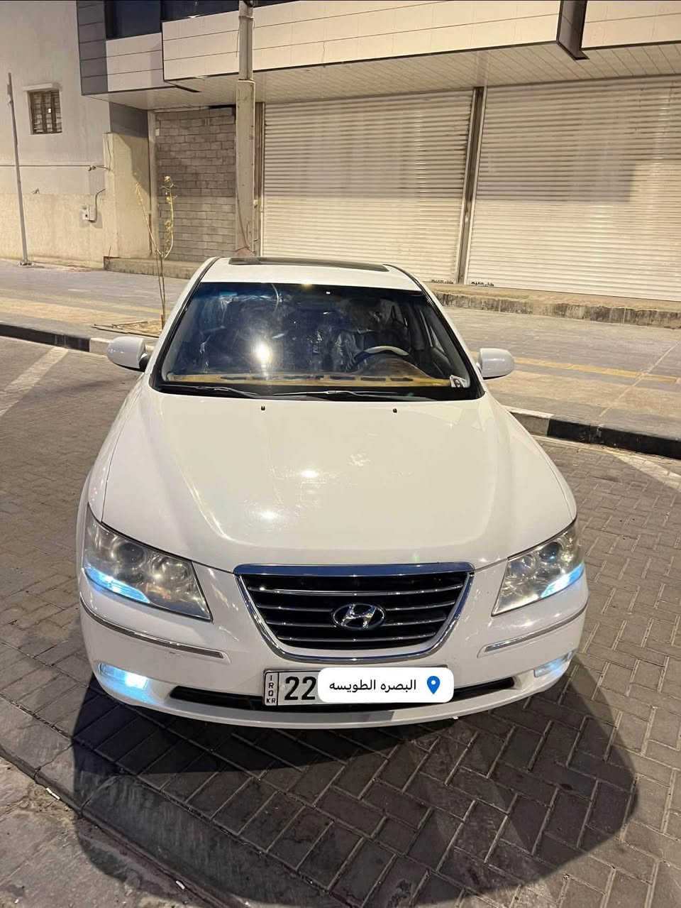 من رخصت الادمن 
سوناتا 2010 ادوات كصه جنطه
سياره طك كارتون دخول جديده 
فول موصفات تنته كشن تدفئه تبريد و كهربائي 
مكينه كير تبريد حداديه كفاله - كفاله من السرقه 
تحكمات ستيرن كلها شغاله كهربائية مرايه شفط منظومه زنون 
السياره طك كارتون  
مكاني بصره 
***********
