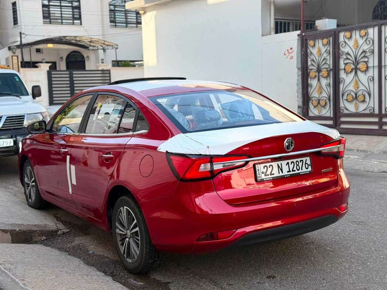 بۆفرۆشتن mg5 luxury فول فول مواسەفات بەس گێر عادیە
, شاشە گەورە
, 360 دەرجە کامیرە 
, ویلکەب 
, تحدید سرعە
, کوشن جلد 
, هەردوو کوشن پێشەوە هیتەر
 , هەردووکوشن پێشەوە کارەبایی،
,نیظامeco
, تراکشن
 ،لایت زینۆن
 ، حاسە و کامیرە
 .5کامیرە
 زۆر مواسەفاتی تر 
بێ بۆیاخە بێ ساردە  کلین کلینە 
سەیارەکە زۆر تازە ماوەتەوە 
35000کم رۆشتووە 
شوین کرکوک 
نرخی95
ژمارە تلفون ***********
***********
