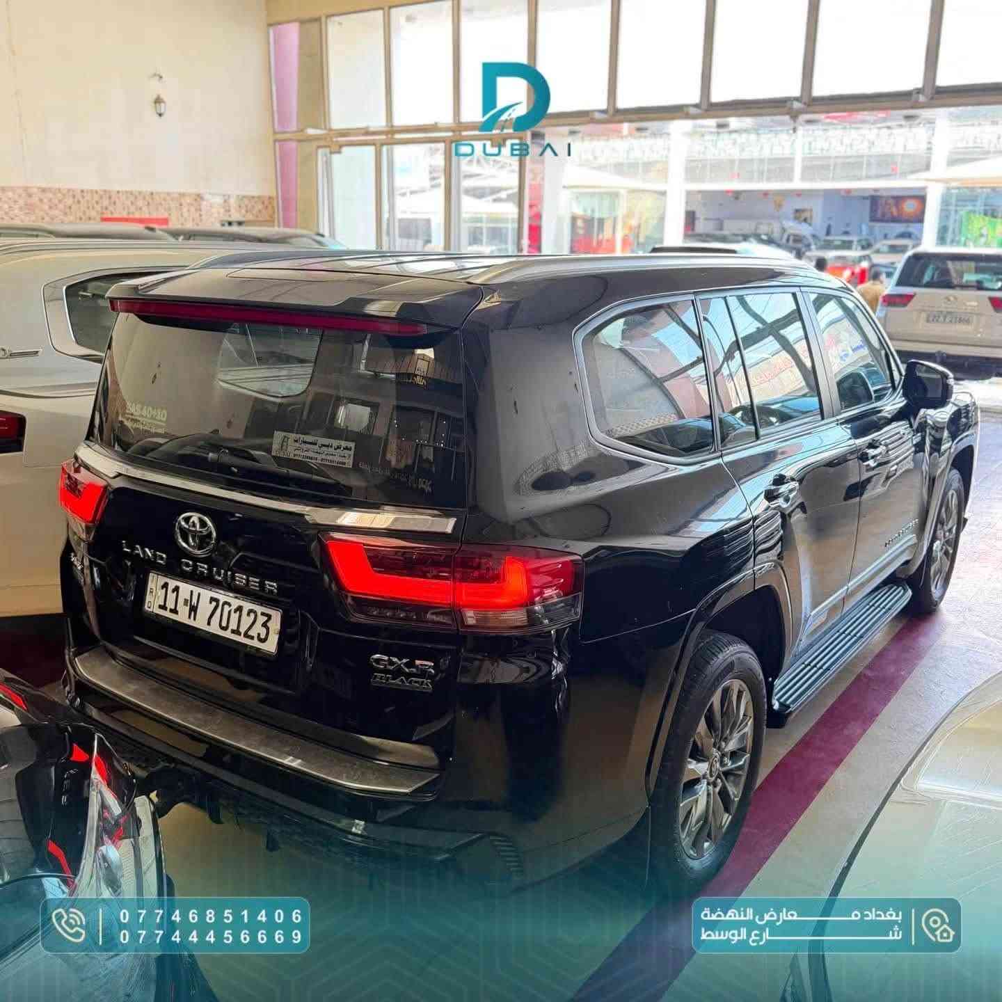 🚗 Toyota Land Cruiser GXR Black Edition 2024

✅ موديل 2024
✅ Black Edition
✅ فئة GXR
✅ ضمان شركة SAS
ماشيه 49000 الف

أبرز المواصفات:

▪️ محرك V6 سعة 4000 سي سي تنفس طبيعي
▪️ كاميرات محيطية 360°
▪️ رادارات وأنظمة مساعدة السائق
▪️ حساسات أمامية وخلفية
▪️ LED نهاري مع عدسات زنون
▪️ شريط إضاءة خلفي LED متصل
▪️ فتحة سقف
▪️ مقاعد جلد كهربائية مع التدفئة والتبريد
▪️ تحكمات ستيرن مع مثبت سرعة وأوامر صوتية
▪️ شاشة وسطية تدعم Apple CarPlay وAndroid Auto
▪️ عدادات رقمية
▪️ شاحن لاسلكي
▪️ ثلاجة
▪️ شاشتان للركاب في الخلف
▪️ تبريد مركزي للمقاعد الخلفية
▪️ تشغيل بصمة ودخول ذكي
▪️ 7 مقاعد

✨ سيارة وكالة SAS

📍 بغداد – معارض النهضة – شارع الوسط
***********
