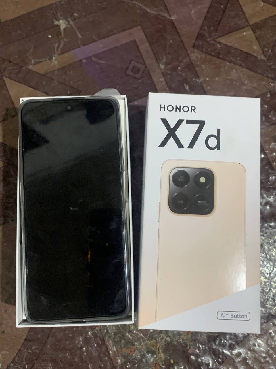 سلام وعليكم
لجهاز الجديد صار اسبوع مستخدم فقط
Honor X7d📱
. ذاكرة 💾تخزين 256GB و عشوائية 8GB
بسعر .190 او مراوس
. حجم بطارية🔋 6500mAh ويدعم الشحن السريع بقوة 35W
. كاميرا 📸بدقة 108 ميكابكسل تصوير عالي الجودة 📷
. معالج Snapdragon 685⚙️
. شاشة📱بحجم 6.77 انج تردد 120Hz📲
الاتصال📞 ب رقم :
***********
العنوان🔎: بغداد ـ اليوسفيه ـ قصر الاوسط ـ حي الشهداء
