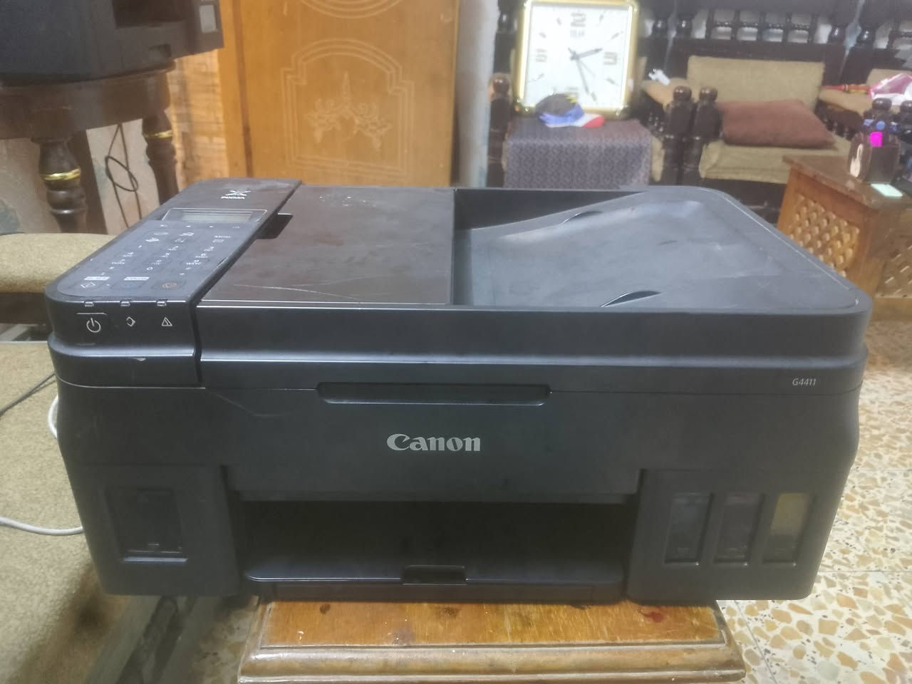 السلام عليكم
طابعة كانون G4011 للبيع بحالتها ( قطع غيار او صيانة). > تظهر خطأ 5400. المذر بورد والسكانر سليمان 100%، وتوجد أضرار شكلية بسيطة بالبدن الخارجي. > السعر: 45،000 دينار وبيها مجال تفيد اهل الصيانة للاستفسار على هذا الرقم واتساب *********** المكان بغداد الزعفرانية
