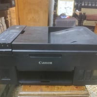 طابعة كانون G4011 للبيع بحالتها ( قطع غيار او صيانة). > تظهر خطأ 5400....