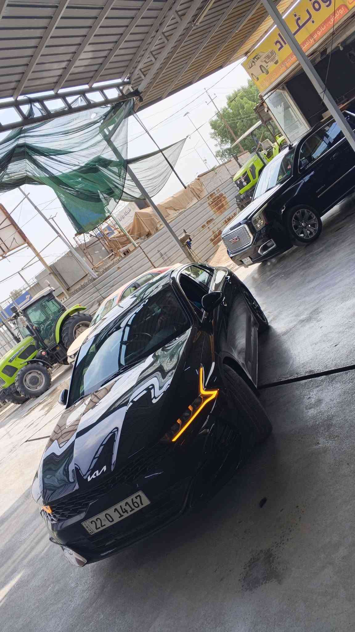 كيا K5 جي تي لاين • فور ويل • حادث قطعتين