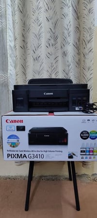 🖨️ للبيع طابعة Canon PIXMA G3410 الأصلية 🖨️ ✅ مستخدمة لمدة 10 أيام فقط...
