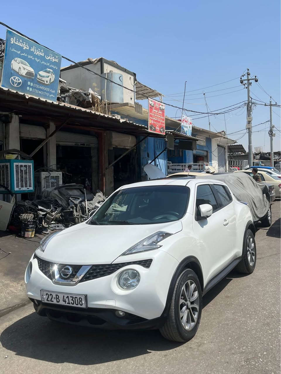 نیسان جوکی ٢٠١٥ خەلیجی ٨٢ هەزار ڕۆیە نرخی  ٩٨$ کەمەک مەجالی تێدایە سەنەوی رەقەم هەموو شتی نوێیە ٣ پارچە بۆیاغە دەرکەی سەکن و چاملغی سەکن و بۆنیت  شانسی بەشەرت ئیرباگ بەشەرت فول فولە سلایت بەسمە ئاوێنە شەفت تعدیل سورعە کامیرە سپی سەدەفیە گێڕ و مەکینە و بەناو کردن و بڕانەوە بەشەرت لە هەولێرم *********** أربيل, العراق
