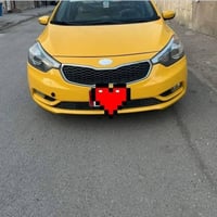 كيا فورتي موديل 2014 وارد امريكي مبدل باب السايق والبنيد رقم بغداد بأس...