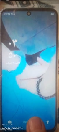 انفنكس سمارت9 • شاشة مكسورة • ملحقات