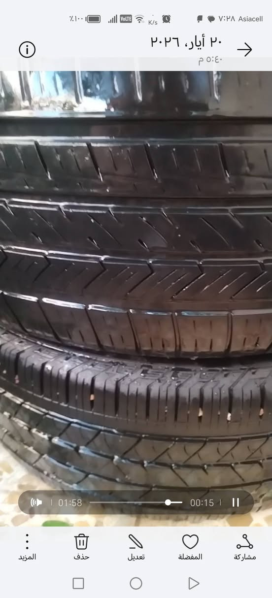 20/45/255 نظافه ٧٥٪ 3تكوك نقشه وحده
*********** بغداد
