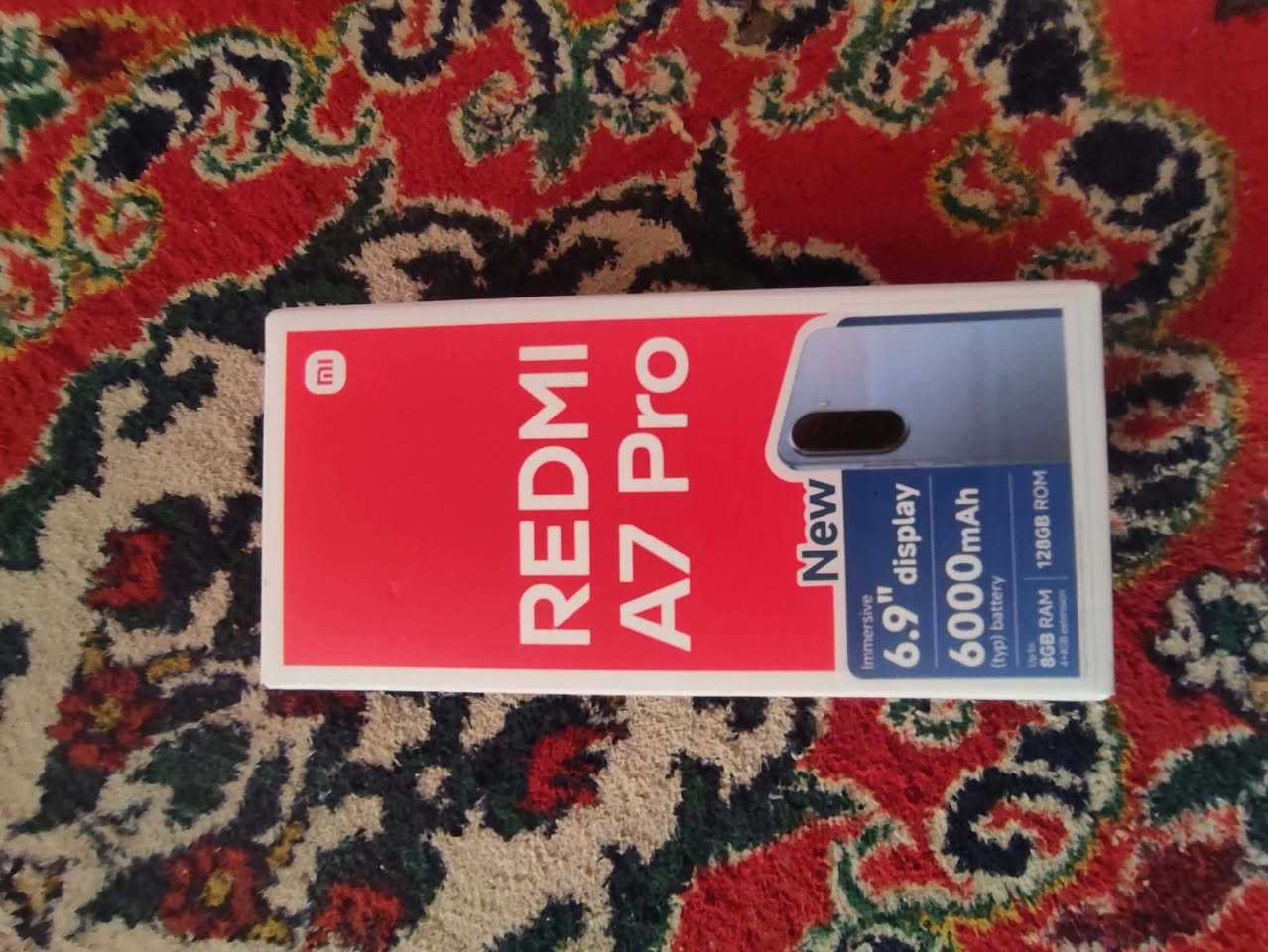 سلام عليكم جهار ريدمي A7 Pro بعده مامستخدم ولامشحون طك الكارتون ذاكره 128 ب ٢٩٠ وبي مجال
