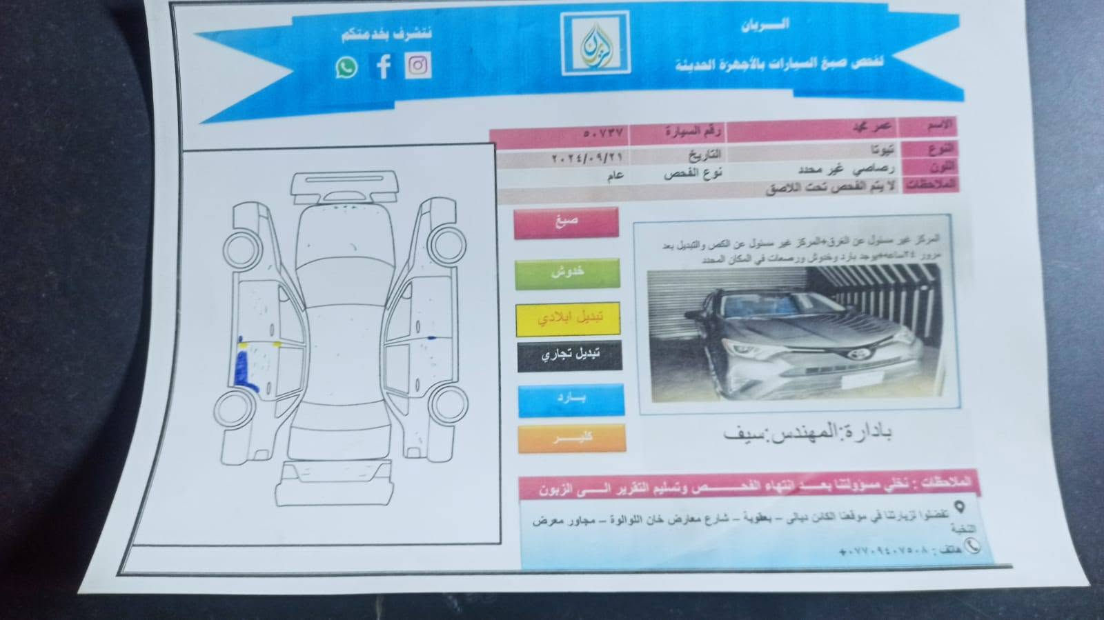 رافور LE • ٢٠١٨ • رقم ديالى