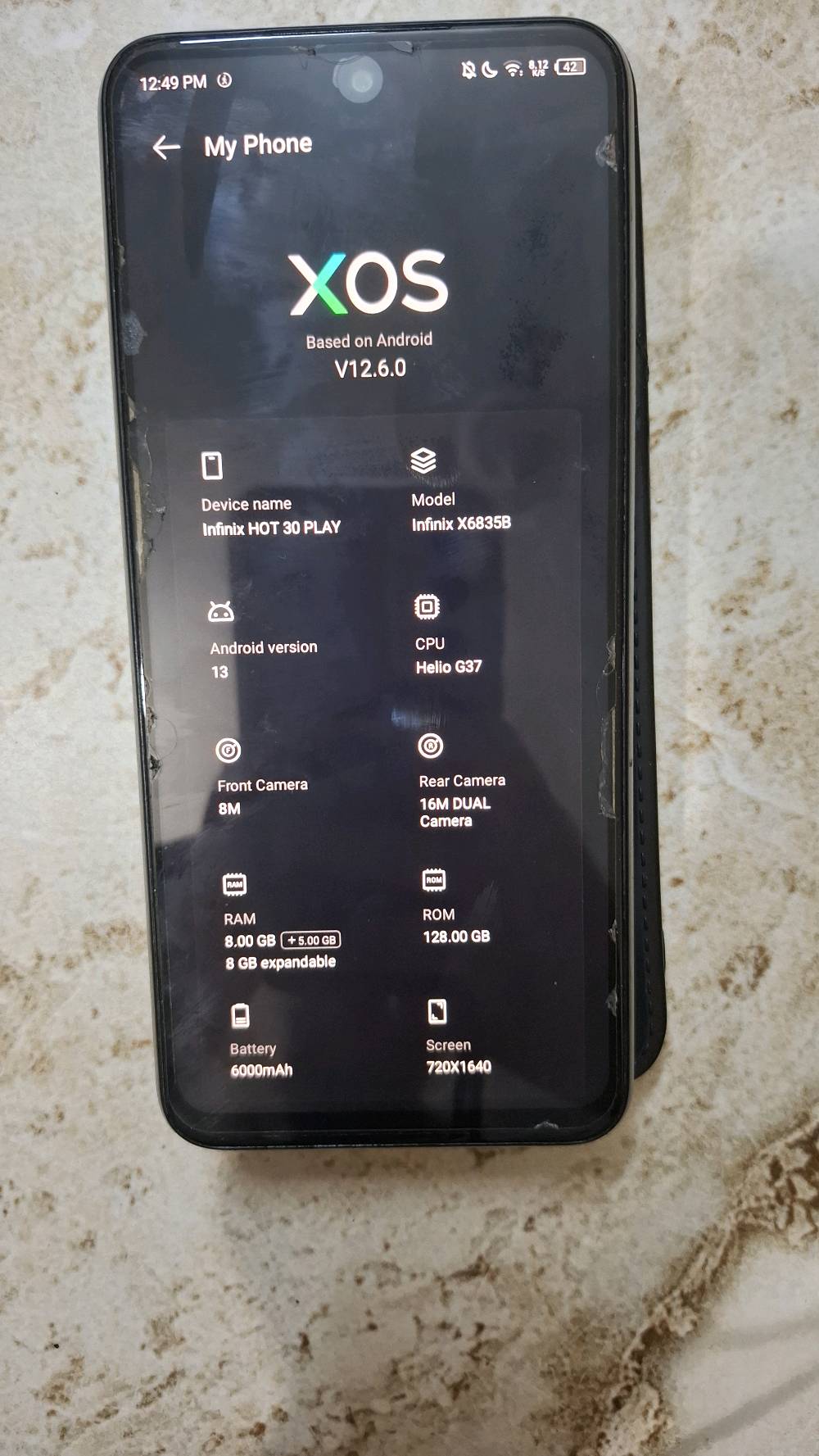 انفنكس هوت 30 ذاكرة128رام8 شغال كامل مبي اي عطل هذا الفطر باللزكة مو الشاشة مبي أي شي نهائي سعر105وبي مجال عنواني بغداد