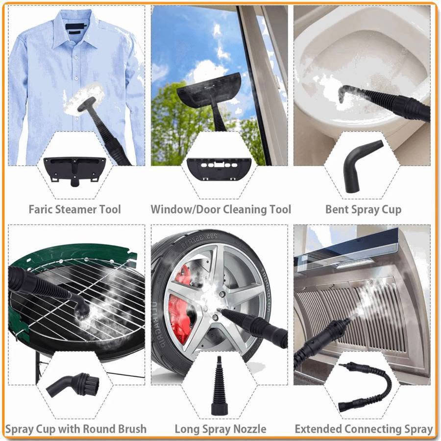 جهاز منضف البخار المحمول
السعر 35 مع التوصيل 
الرقم / ***********

نص مكتوب في الصور:
- ELECTRIC STEAM CLEANER
- Faric Steamer Tool Window/Door Cleaning Tool Bent Spray Cup Spray Cup with Round Brush Long Spray Nozzle Extended Connecting Spray
- Various Nozzles Can be applied to a variety of requirements Head with towel cover Extension hose Bent head Long nozzle head Round head Copper head Flat type head
- 1 Apply continuous pressure (push down) to turn the cap anticlockwise until it's open 2 Fill with no more than 250ml of water 3 Close the cap by rotating it clockwise 4 Connect to the power source 5 Press the power swtich to turn on the device Operation Instructions
- Clean the stains on the sofa
- Cleaning tap
- 280mm/11.02in 150mm/5.9in