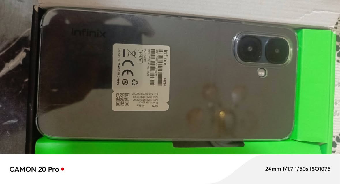 السلام عليكم 
موبايل للبيع انفنكس سمارت 
 infinix smart 10
جهاز ما مستخدم ابد كلش كلش قليل حتى اقل من يوم سيمكارت ما داخل بي وضمانه بي على الفحص جهاز كلش نظيف 
ذاكرته 64 
رام يشغل من 3 الى 6
مكاني النجف
موجود خاص 
***********
