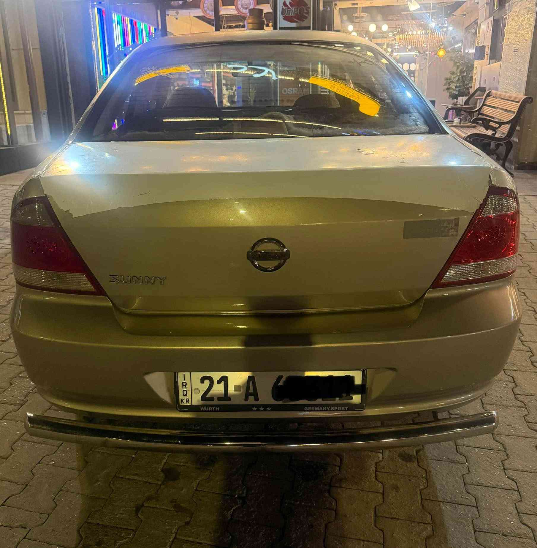 سەنی ٢٠٠٨ كۆری 
مەکینە ۱.٦ ی مەکینە گەورە
٣ پارچە و پەڵەی بۆیاخە  و رەسمی سۆنەریم دانەوە
بە ناوی خۆمەوەیە بە شەرتی تەحویل و خەرامە
چوار تایە و ویلی لۆکی لە ژێرایە 
گێر و مەکینە و تەبرید و تەقەو رەقە بە شەرت 
یەک دینار مەسرەفی تیا نیە 
شوێن : سلێمانی 
سعر   : ٧٤$  
*********** السليمانية, العراق
