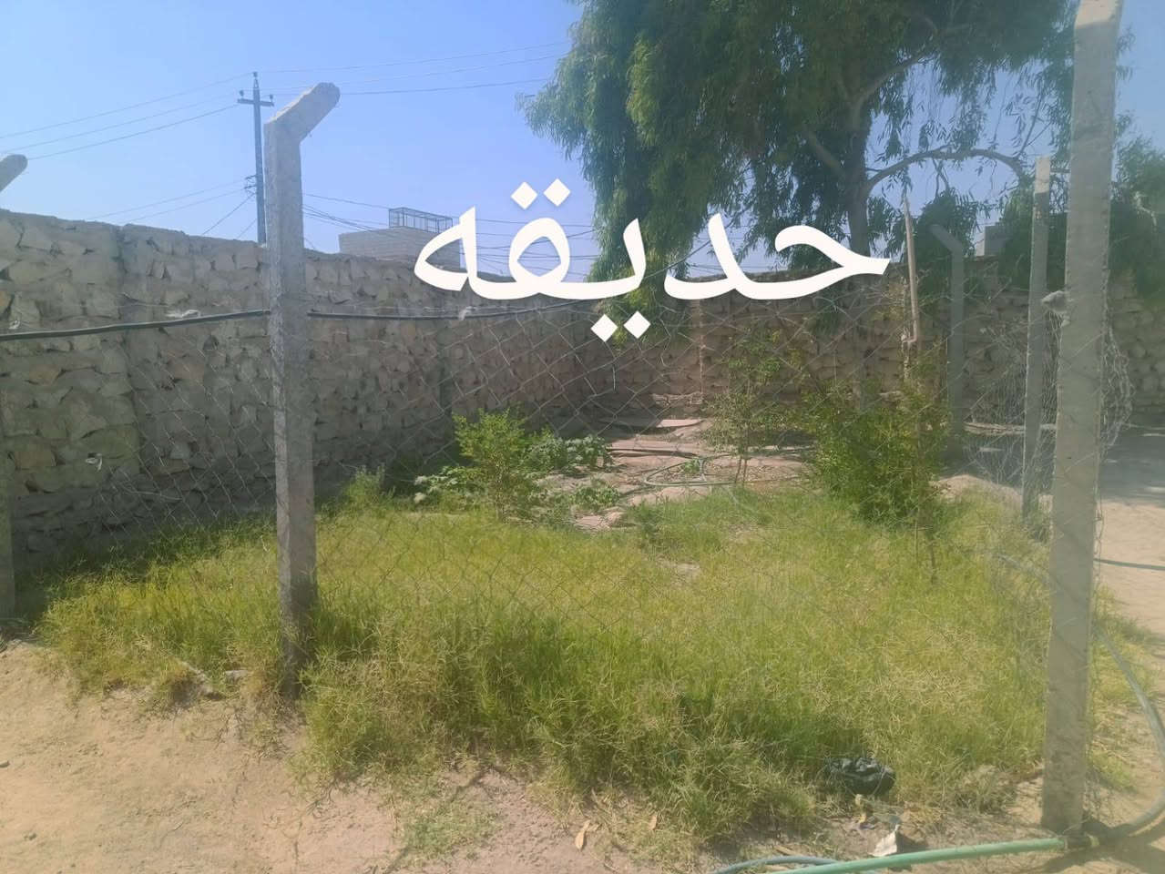 بيت للبيع  مساحته 700متر العنوان شارع كربلاء طريق ياعلي عمود 170 مشمول بالتطويب ومناسب *********** الاستفسار على رقم بي واتساب مكلف بالنشر اخوان اتصلوا ع رقم

نص مكتوب في الصور:
- الواجهيه مالت البيت
- هاذه البيت كامل وجاهز للسكن
- حديقه